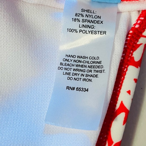 NWT Draper James Summer Picnic Faux Wrap Halter Small Swim Dress - Picture 9 of 9